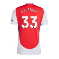 Arsenal Riccardo Calafiori #33 Fußballbekleidung Heimtrikot 2024-25 Kurzarm